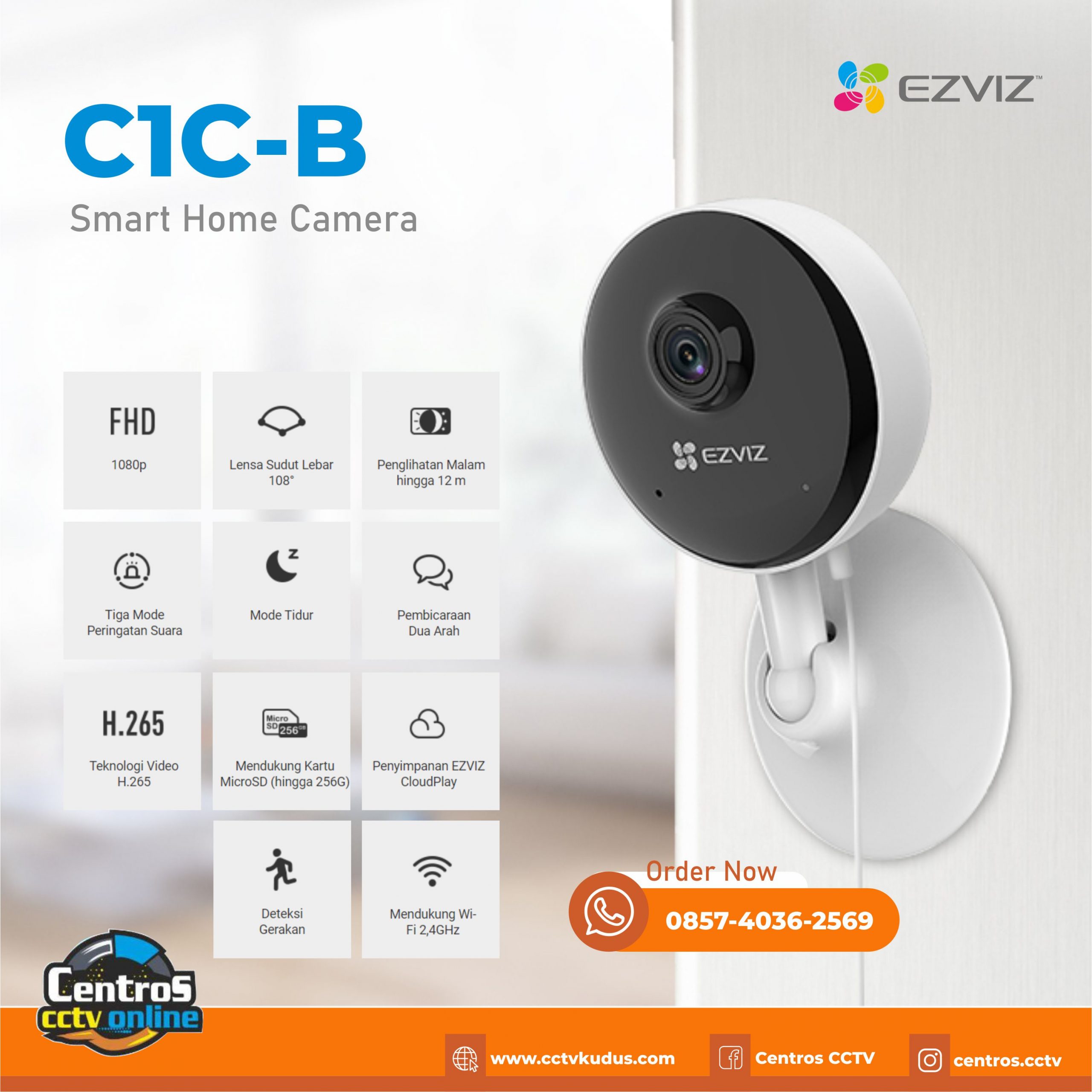 CCTV Online IP Camera Ezviz C1C-B